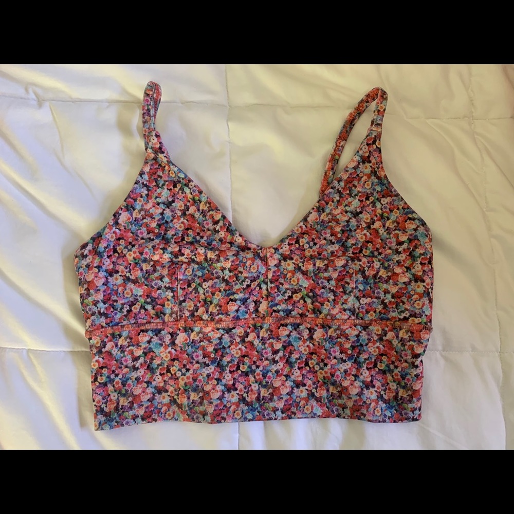 Lululemon Floral Prism Sports Bra